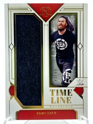 2024 Panini National Treasures - Sami Zayn - Timeline Relic - 81/99 - WWE