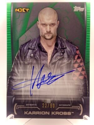 2021 Topps Undisputed – Karrion Kross - Orange Auto - 22/50 - WWE