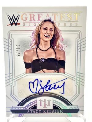 2024 Panini National Treasures - Stacy Keibler - Greatest Signatures Holo Silver Auto - 50/75 - WWE